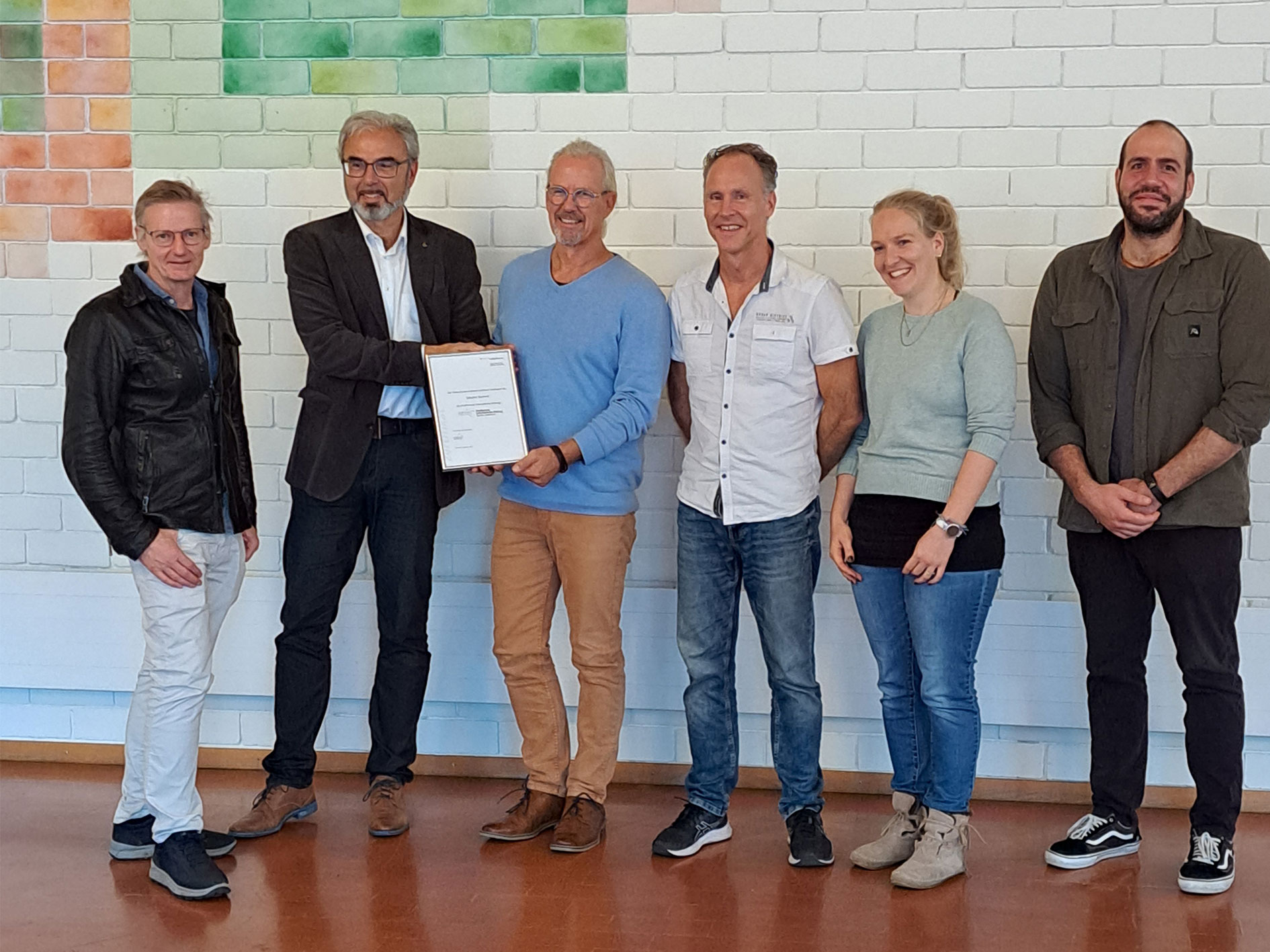 Übergabe Anerkennung Zuchwil