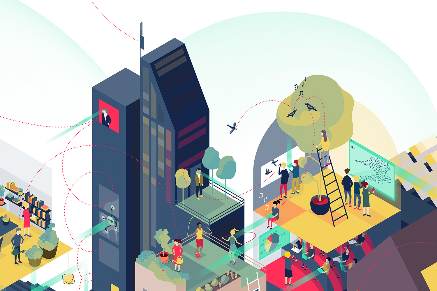 Illustration Bildungsdatenraum