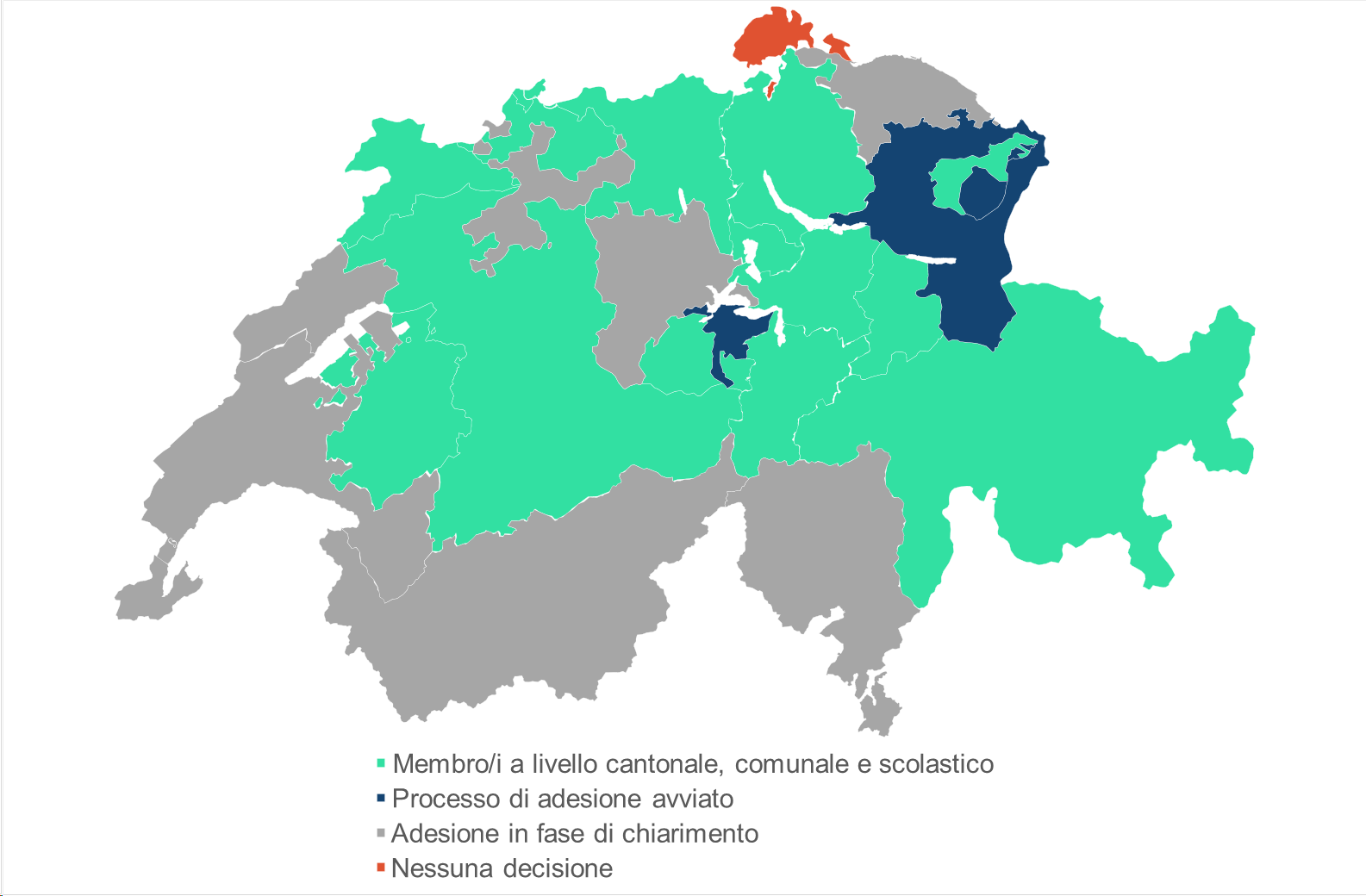 Mappa della Svizzera